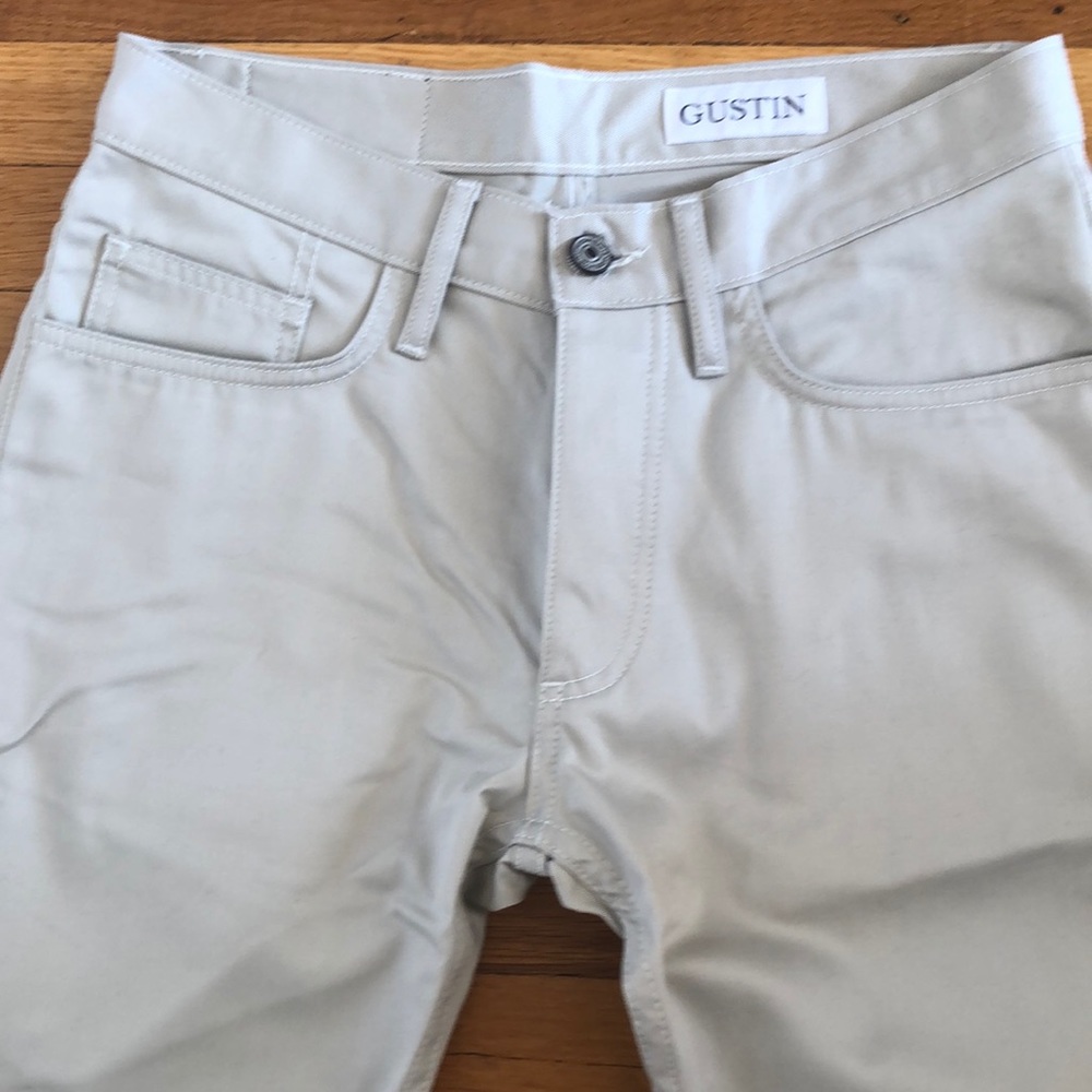 White Gustin 5 pocket twill